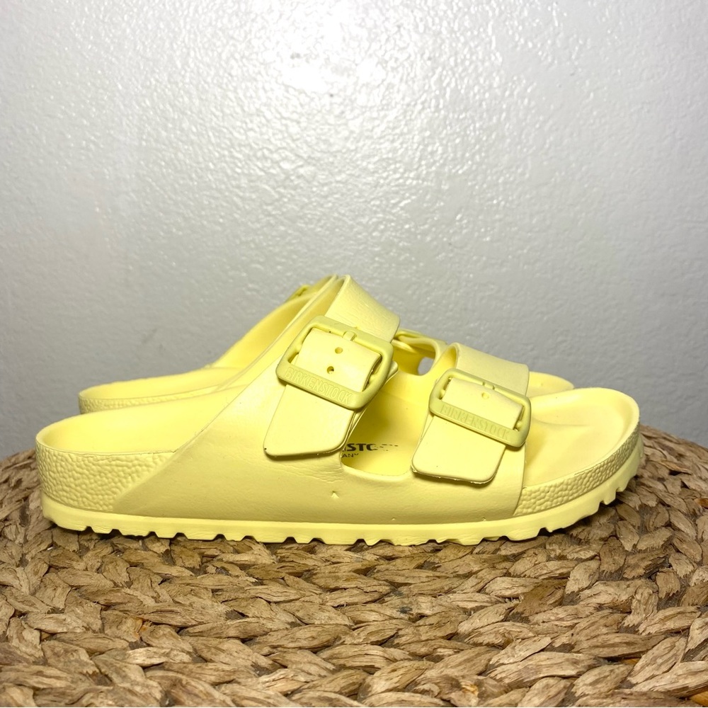 Birkenstock Arizona eva sandals pastel yellow